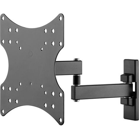 goobay 49714 Soporte de Pared de 27 Pulgadas Extensible y Totalmente movible para Monitor y TV de 23" a 42" hasta 15Kg VESA 200x200 (1/4)