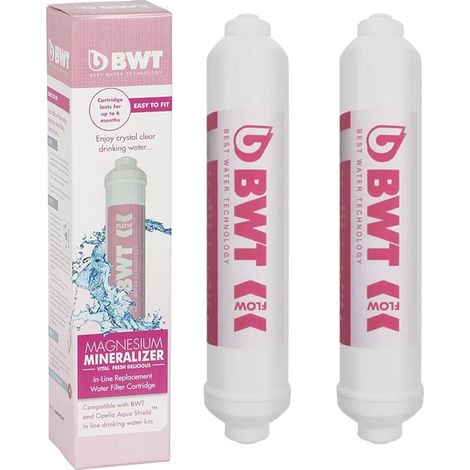 2x BWT Magnesium Mineralizer In Line Water Filter Cartridge Filter Tap 6 Months (1/5)