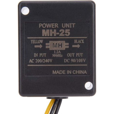 Raddrizzatore del freno motore da 1,2 A 50 Hz/60 Hz con ingresso CA 200 V/240 V e uscita CC 90 V/108 V per una frenata rapida del motore BERM @ MH-25 (1/3)