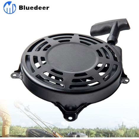 Seilzugstarter für Briggs & Stratton 497680 498144, manueller Rasenmäherstarter mit Zugseil, schwarz (1/4)