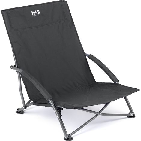 Low Folding Chair - Black