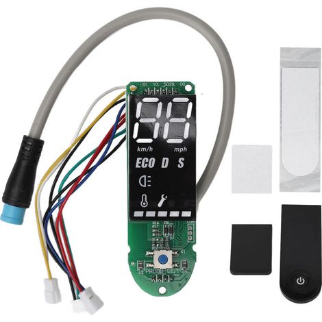 Plaque de circuit universel pour tableau de bord de scooter électrique - Couverture et accessoire de remplacement