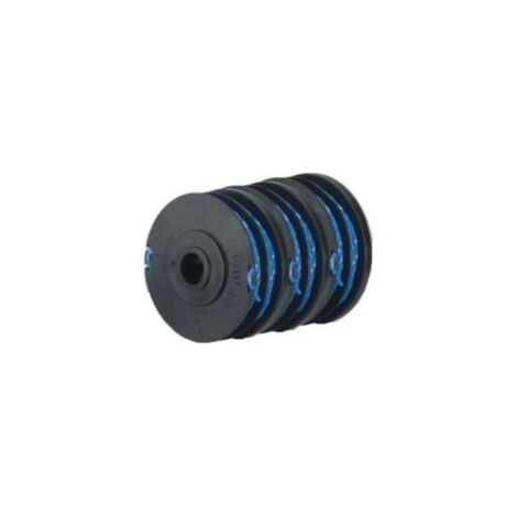 Lot de 3 bobines double fil 1.65mm – Accessoire coupe-bordure électrique – Compatible RYOBI RLT4027/RLT4125/RLT5027/RLT6030 - RAC123 (1/4)