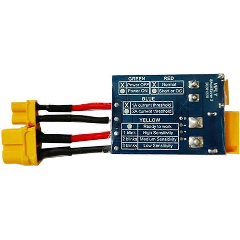 Elektronische Sicherung für Rauchschutzschalter zum Schutz vor Kurzschluss und Überstrom