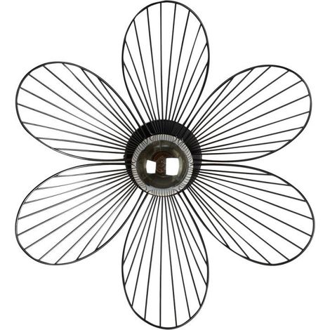 Mathias Luminaires Applique murale Flora métal noir E27 25W max IP20 intérieur (1/4)