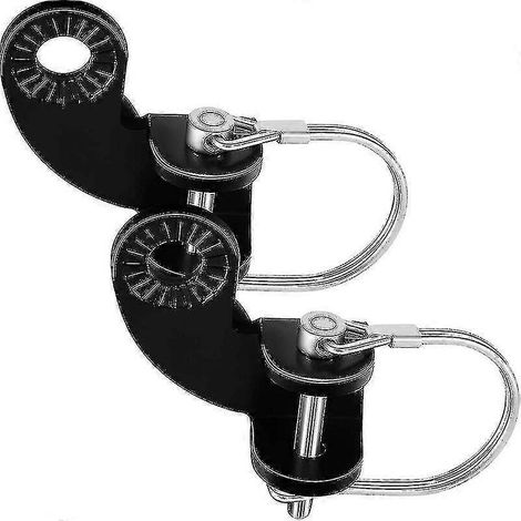 2024 2 jeux Burley Attelage vélo Remorque vélo Adaptateur de montage de coupleur de vélo Connecteur de remplacement coudé 12,2 mm Compatible avec Bur (1/5)