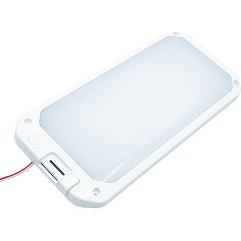 Plafonnier intérieur pour camping-car, 3 couleurs, intensité variable, télécommande, pour voiture, yacht, caravane, 12 V à 30 V (1/3)