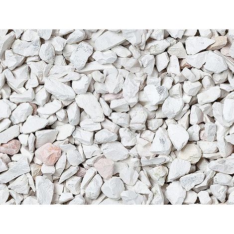 Graniglia, granulato per giardino, Bianco Verona 8-12 mm (600 kg)