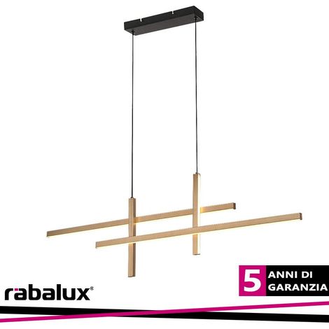 Lampada a sospensione LED Rabalux Severine nero oro 40W (1/3)
