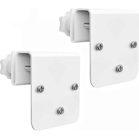 Lot de 2 supports de fixation pour gouttière compatibles avec l'évier Eufy E330 Professional, support mural dédié sans perçage (1/5)