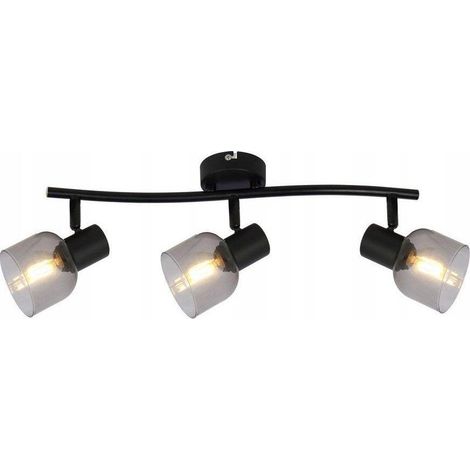 Markslojd Lampada da Soffitto Nera Design Rettangolare Moderna