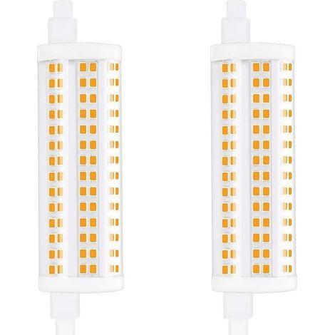 20W 118mm R7s Dimmable Ampoule LED J118 Lumière du jour 4000K 2200lm double extrémité spot équivaut à 200W ampoule halogène pour maison, salon, balcon, hôtel, restaurant, etc(2pcs) (1/5)