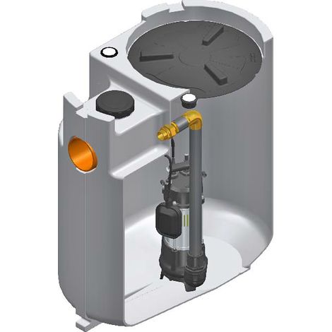 SPERONI DRAINBOX 200 - SVS800 stazione Raccolta 200 LT FOGNA ACQUE NERE