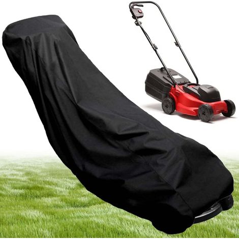 Lawnmower Cover 76 x 44 x 25 Inch 193 x 112 x 64 cm Waterproof Oxford 210D Oxford Cover with Drawstring, UV Resistant, Tear Proof, Dirt-Proof, Weatherproof, for Lawn Tractor (1/5)