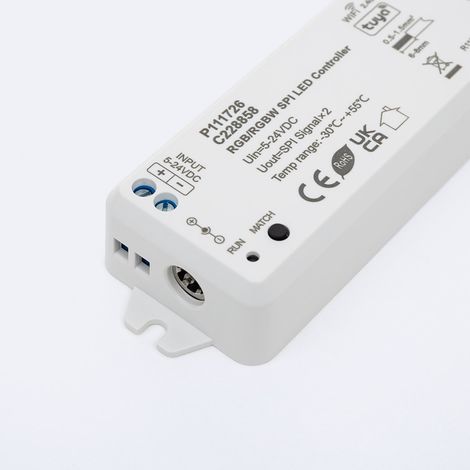 Controller Regolatore per Strisce LED RGB/RGBW Digitale SPI compatibile con Wi-Fi e Telecomando RF RGBWIC (1/4)