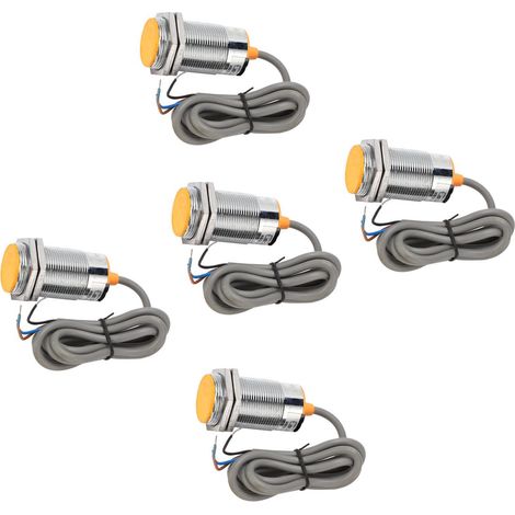 Lot de 5 capteurs de proximité inductifs métalliques NPN 3 fils normalement ouverts LJ30A3-10-Z/BX (1/5)