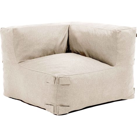 Fauteuil d'angle pour canapé modulable beige - Mixi (1/5)
