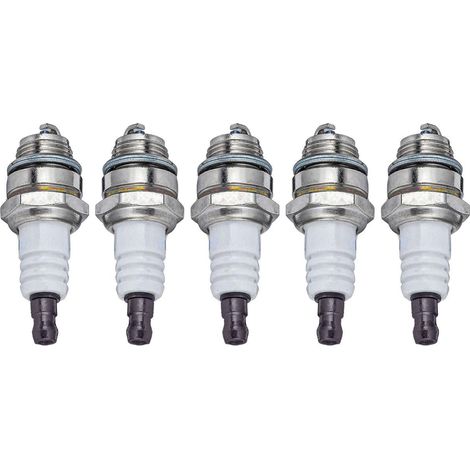 Set di 5 candele per motori a 2 tempi - l8rtf/bm6a/l7t - compatibili con decespugliatori, motoseghe e coltivatori