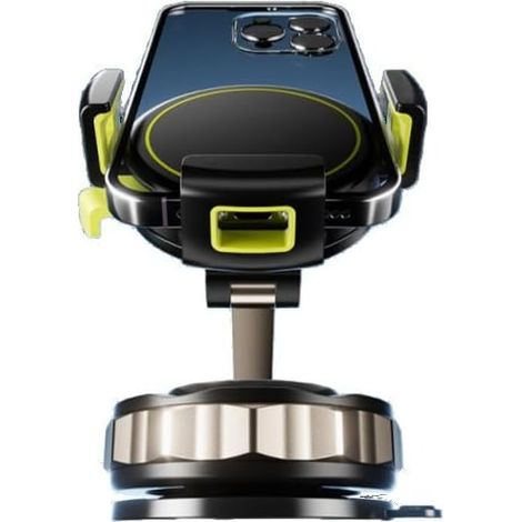 Support de téléphone magnétique à ventouse pour voiture, support universel pour tableau de bord et pare-brise, support de téléphone de voiture avec base à ventouse et bras télescopique (1/4)