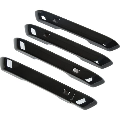 Lot de 5 autocollants de garniture de poignée de porte latérale extérieure de voiture, noir brillant, de remplacement pour Kia Carnival KA4 (à partir de 2022). (1/5)