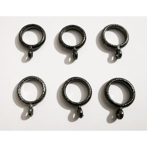 ANELLO TENDA  FERRO BATTUTO - BASTONE DA MM 10  -- CA 519  -- PZ 6