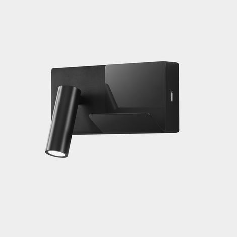 Lampada da lettura E-lamp Mini LED 3.2 Bianco caldo - 2700K ON-OFF Nero 137lm