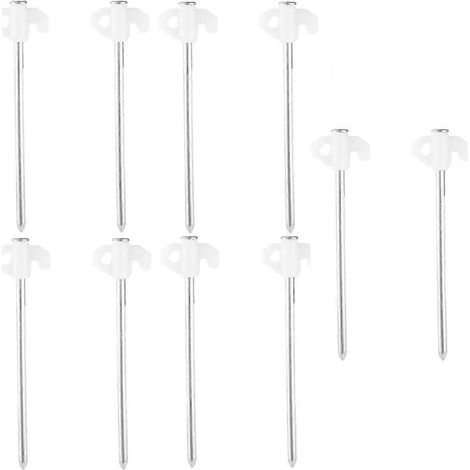Lot de 10 piquets de tente lumineux pour le camping en plein air (1/5)