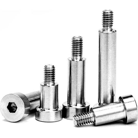 10PCS 8 M6,50mm,A2 en acier inoxydable hexagonale hexagonale hexagonale tondeuse tête d'épaule roulement roulement boulon haute traction (1/5)