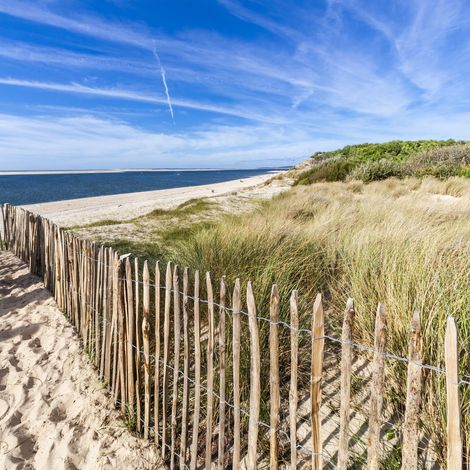 Tableau sur toile bassin d'Arcachon 30x30 cm - Impression sur Toile Murale Décorative - Image imprimée en HD sur Toile - Toile sur Châssis en Bois FSC - Fabriqué en France