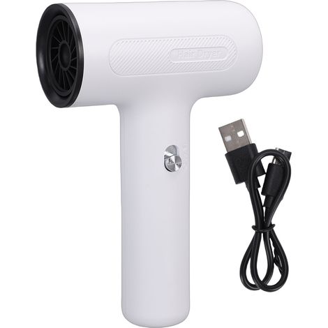 Séchoir à peinture rechargeable 500 W, moteur sans balais, portable, sans fil, souffleur d'air pour aquarelle, idéal pour les étudiants en art et les loisirs créatifs, blanc. (1/5)