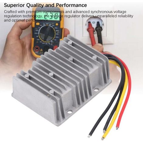 convertisseur réducteur de tension CC Réducteur de tension cc 36V48V (30V-60V) à 19V, bricolage transformateur (1/4)