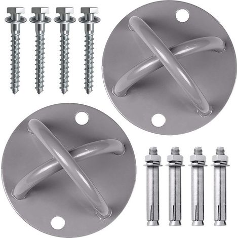 Support Fixation de Plafond,Gris, Pack de 2 (1/5)