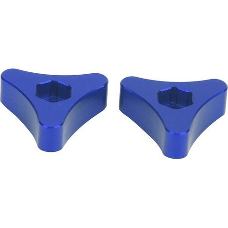 Druckknopf für die Vorderradaufhängung für KTM 250 EXC/EXCF/SX/SXF/XC, verstellbar, Aluminium (blau)