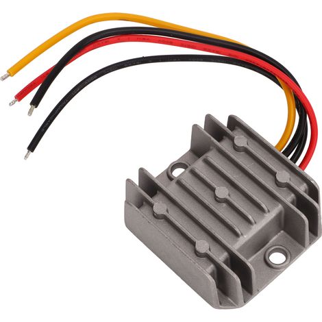 Convertisseur-réducteur de tension étanche 24 V vers 12 V CC (18-36 V vers 12 V CC, 120 W, 10 A) (1/5)