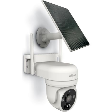 Avidsen – Caméra IP extérieure solaire motorisée 127160 – Vision 2,5 K – Détection de mouvement – Angle de 355° – Vision nocturne 10m (1/5)