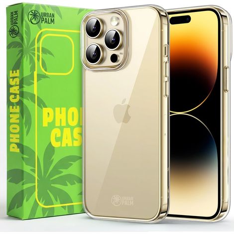 UrbanPalm Funda para iPhone 14 Pro Max, Silicona, Transparente (1/5)