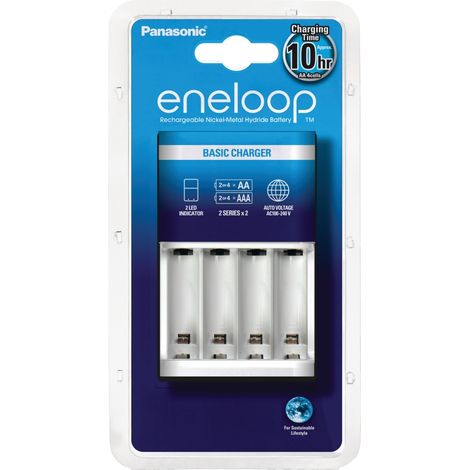 CARICABATTERIA ENELOOP per batterie AA e AAA NiMH