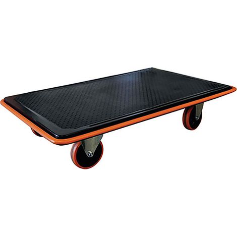 Plateau acier - Roues non marquantes Ø 100 mm - Charge max. 150kg - PA15