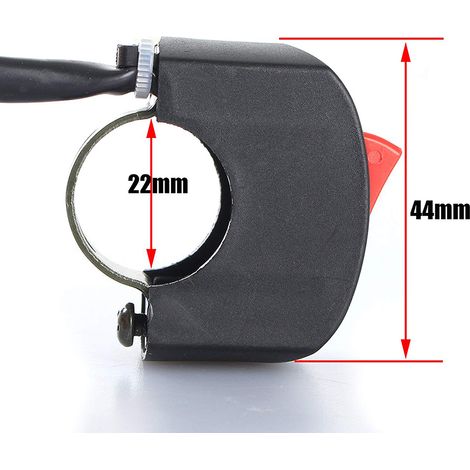 Interrupteur universel marche/arrêt pour phares antibrouillard de guidon, 12 V CC, LED (1/4)