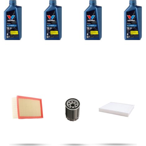 Kit tagliando 3 FILTRI e 4L OLIO compatibile con Nissan Micra IV (k13) 1.2 72KW Dal 2010 (1/5)