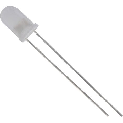 TRU COMPONENTS 1573751 LED bedrahtet  Weiß Rund 5 mm 1800 mcd 50 ° 20 mA 3.1 V