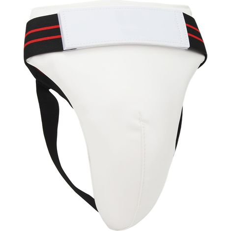 Coquille de boxe avec sangles élastiques réglables et respirantes, idéale pour la boxe masculine (taille L 155-170 cm / 61,02-66,93 pouces). (1/5)