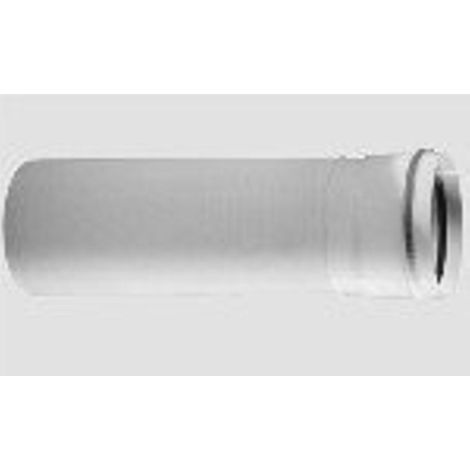 Ubbink Rolux pp extension d'évacuation des fumées 80 3000 blanc (1/3)
