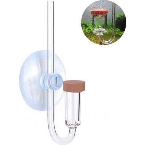 Diffuseur Co2 - Diffuseur À Bulles Pour Aquarium - Compatible Avec Système Co2 Standard - 1 Pièce (1/5)
