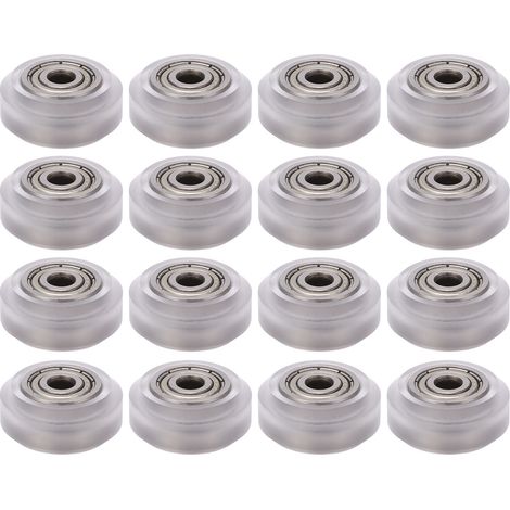 Lot de 16 poulies en polycarbonate pour imprimante 3D Anet E16, transparentes, antirouille et robustes. (1/5)