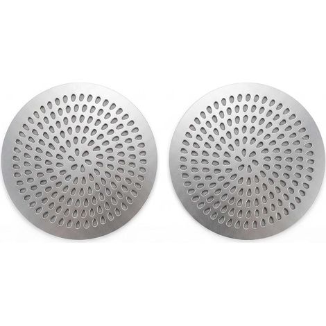 Lot de 2 Disques Filtrants Expresso 54/58mm, 0,8 mm d'épaisseur Filtre à Café Réutilisable Porte-Filtre Compatible Cafetière Expresso, Filtration Inox Haute Précision, Accessoires Barista (1/5)