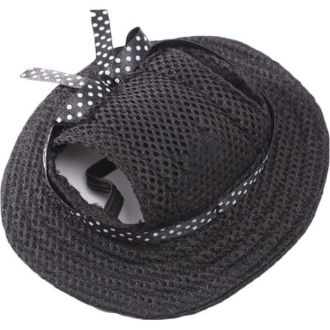 Chapeau Pour Chien - Tissu Oxford Et Maille Respirante - Protection Solaire Bord Arrondi - Pour Petit Chien - 1 Pièce (1/5)