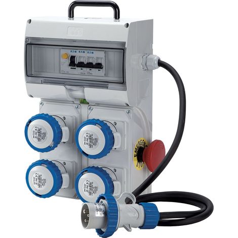 FME 74.120 QUADRO 4P CEE 220V IP65 C/PULS. EMERG- 1,0 pz (1/5)