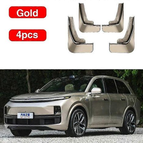 Schmutzfänger für Li Auto L8 Lixiang L8 2022 2023 2024 2025 – Spritzschutz-Schmutzfänger, Kotflügel-Schmutzfänger-Set, Außenset, Autozubehör – Gold (1/5)