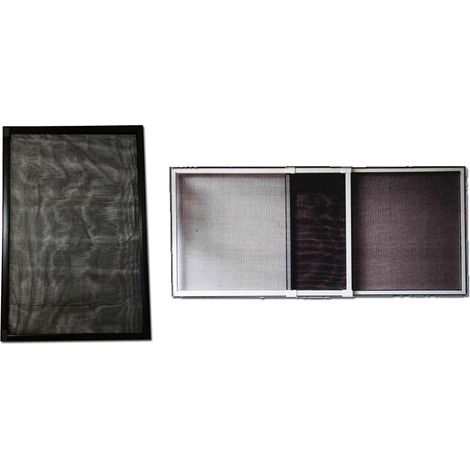 sifer marco mosquitera ventana fibra ajustable 100-192x75cm negr